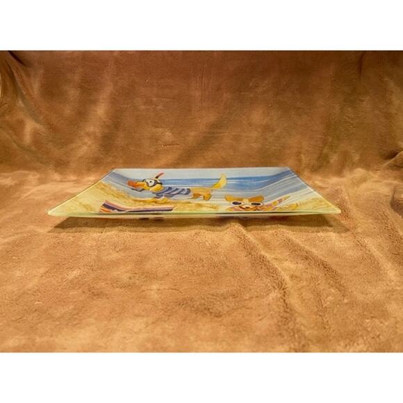 Beach Dogs, Geoff Allen Design Glass Plate , released by Mason Studios NY City - Picture 4 of 4